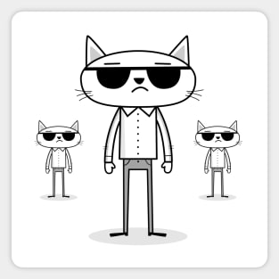 Cool Cats, Snarky Cats, Judgmental Cats Magnet